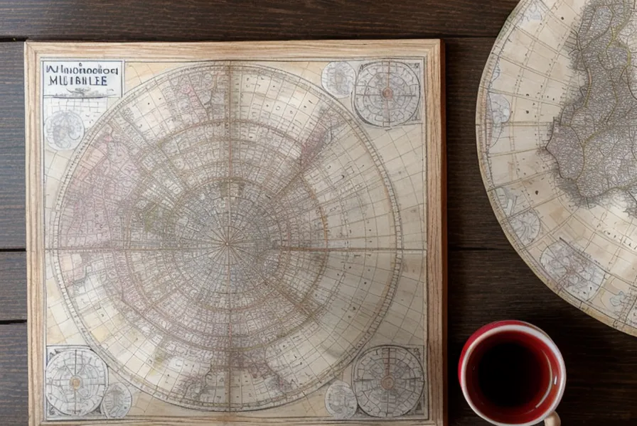 MPU Begutachtungsstelle München: Stadtplan mit markierten Standorten neben einer Tasse Tee bei der Auswahl der Begutachtungsstelle