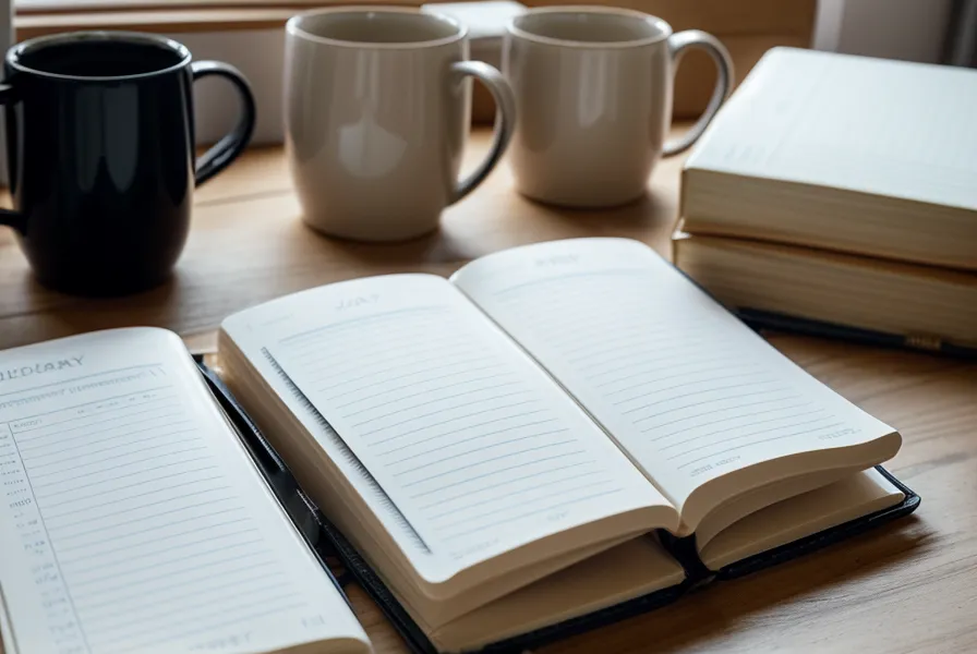 MPU Vorbereitung psychologisches Gespräch: aufgeschlagenes Workbook mit handschriftlichen Notizen zur Alkohol-MPU-Selbstreflexion