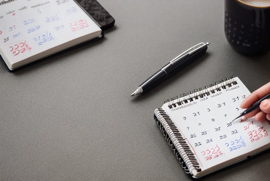 Handgeschriebener Kalender mit schwarzen Punkten — mein Schlechte-Tage-Protokoll zur Rückfallprävention in der MPU-Vorbereitung Alkohol