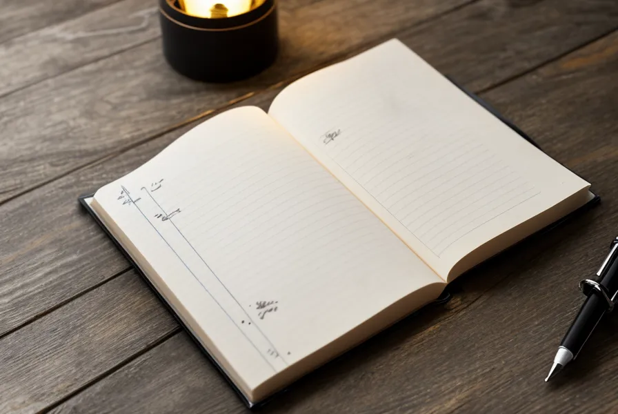 Nahaufnahme eines handschriftlichen MPU-Tagebuchs mit durchgestrichenen Sätzen beim ehrlichen Schildern des Tathergangs
