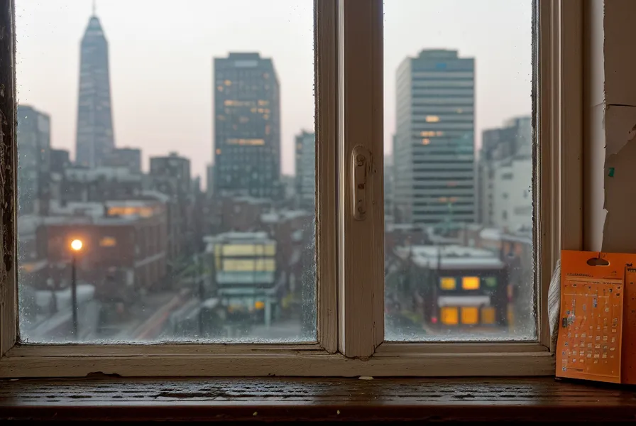 Blick aus dem Fenster in Neuhausen am Abend mit Kalendernotizen zur Trinkbiografie
