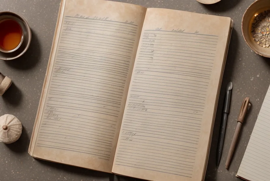 Handschriftliches Notizbuch mit dem Begriff Trennungsvermögen bei der MPU Vorbereitung in München