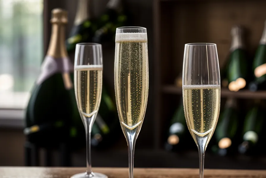 Ein Glas Sekt auf einem Tisch bei einer Feier – soziale Versuchung während der Alkohol-MPU-Vorbereitung